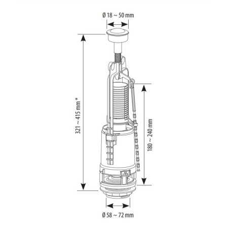 SIAMP Zawór spustowy start-stop SWITCH 22