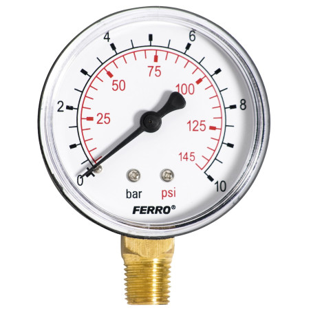 Ferro Manometr 1/4" radialny M6310R