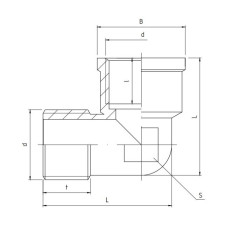 PERFEXIM KOLANO MOSIĘŻNE WZMOCNIONE WZ PHA-311 3/4" 07-011-0200-000