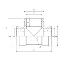 PERFEXIM TRÓJNIK MOSIĘŻNY WZMOCNIONY PHA-312 3/4" 07-012-0200-000