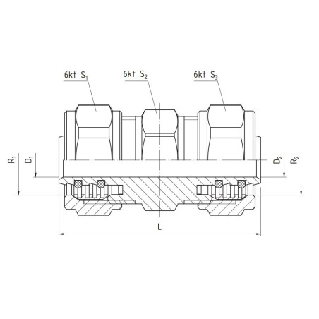 PERFEXIM MUFA REDUKCJA SKRĘCANA 703 25 x 20 61-003-2520-000