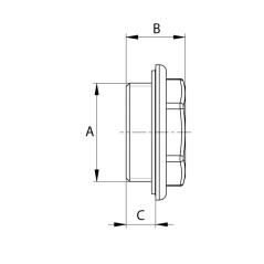 FLAMCO Korek zaślepiający do grzejników 1 1/4" Prawy F10901