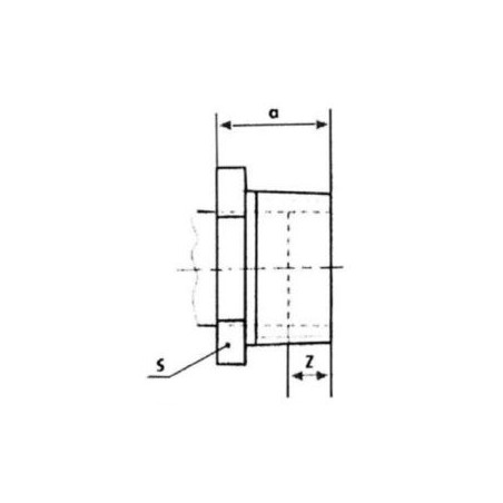 FITTING Redukcja STRONG Czarna N4 GZ 5/4" x GW 1/2" FIT 241C-5/4X1/2