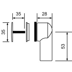 McAlpine Odpływ okrągły z komory zlewozmywaka HCOF-14SS