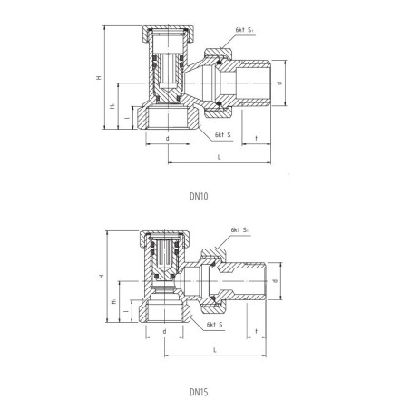 PERFEXIM ZAWÓR GRZEJNIKOWY ODCINAJĄCY KĄTOWY 1/2" PHA-033 20-033-0101-000