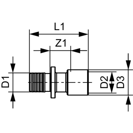 TECE TECEflex Połączenie do lutowania 20x18mm z mufą 22mm 713920