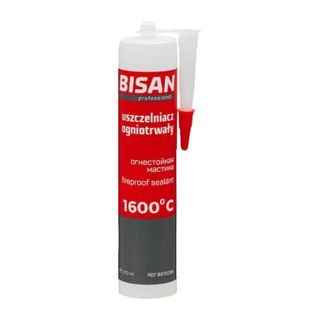 BISAN Uszczelniacz ogniotrwały Kartusz  300 ml B870296