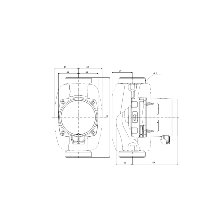 GRUNDFOS Pompa obiegowa ALPHA 1 32-80 2" 180mm 99199597