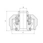 PERFEXIM ZACISK DO RUR WIELOWARSTWOWYCH ø16 PHA-090 16 x 3/4" 20-090-0000-000