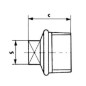 FITTING Korek STRONG Czarny T9 GZ 1/2" FIT 290C-1/2