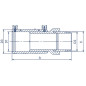 FOX Mufa elektrooporowa z przejściem mosiężnym 40mm x 1" GZ MGZ040001