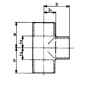 Conex Bänninger Trójnik równoprzelotowy miedziany 15mm do lutowania Cu 5130015015015