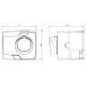 AFRISO Siłownik elektryczny ARM 343 ProClick 3-pkt. 230 V AC 120 s, 6 Nm 1434310