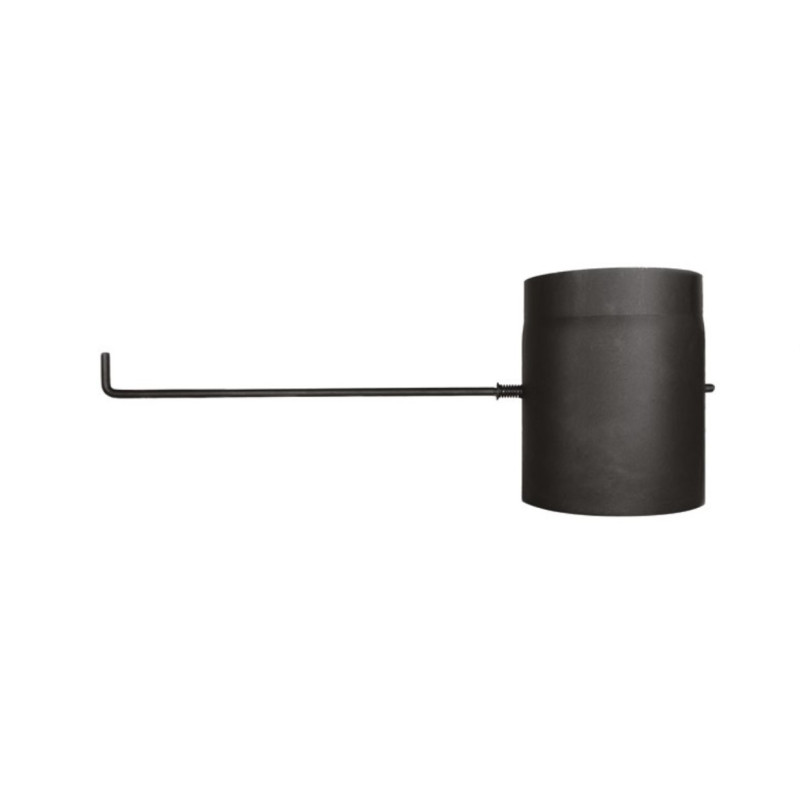 Stahl System Rura czarna z szybrem 25cm 200mm Długa rączka 15RSZ200/25 Stahl System Rura czarna z szybrem 25cm 200mm Długa rączka 15RSZ200/25