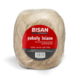 BISAN Pakuły lniane 500g warkocz w foli B870712
