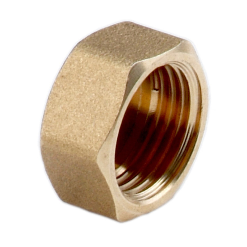 Ferro Zaślepka mosiężna 1 1/2" ZAS6Z Ferro Zaślepka mosiężna 1 1/2" ZAS6Z