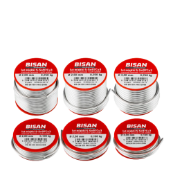 BISAN Lut miękki S-Sn97Cu3 B/T Ø2.5 100g Szpula B870095