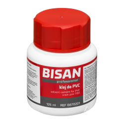 BISAN Klej do PVC puszka z pędzelkiem 125 ml B870201