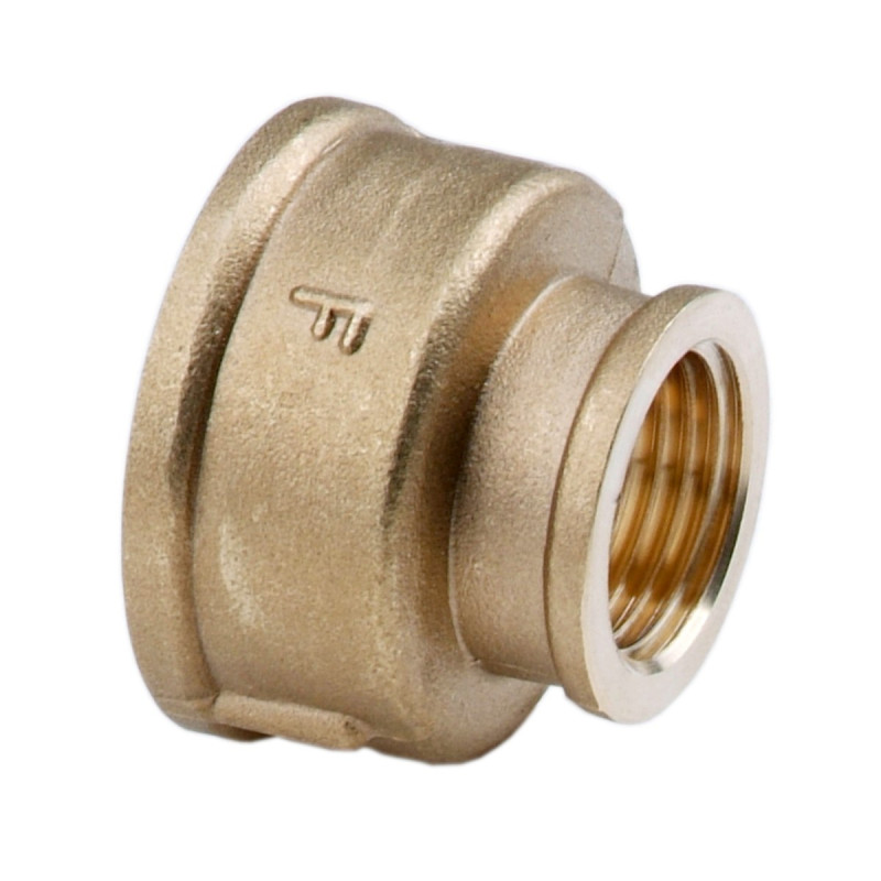 Ferro Mufa redukcyjna mosiężna M13Z 1 1/2" X 1" Ferro Mufa redukcyjna mosiężna M13Z 1 1/2" X 1"