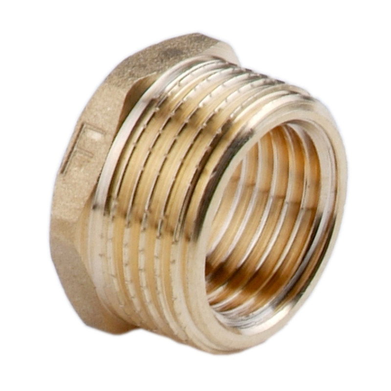 Ferro Redukcja mosiężna GZ 1 1/4" GW 3/4" R09Z Ferro Redukcja mosiężna GZ 1 1/4" GW 3/4" R09Z