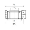 MagnaPlast HT PLUS Redukcja wewnętrzna HTR 110/50mm 11336 Kanalizacja