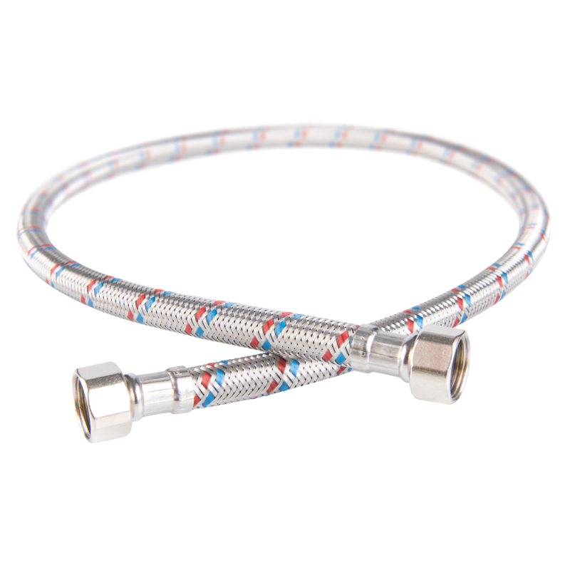 FERRO PWS93 Wąż przyłączeniowy 3/8" x 3/8" 50 cm nakrętno-nakrętny