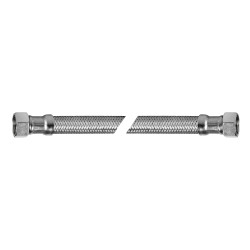 VERO GIGANT Przyłącze proste w oplocie stalowym 1/2"x1/2" GWxGW 150cm DN12 PG12V