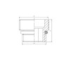 PERFEXIM NYPEL 8021 REDUKCJA DO ZAWORU GRZEJNIKOWEGO KULOWEGO PODWÓJNEGO 1/2" X 3/4" 20-104-2000-000