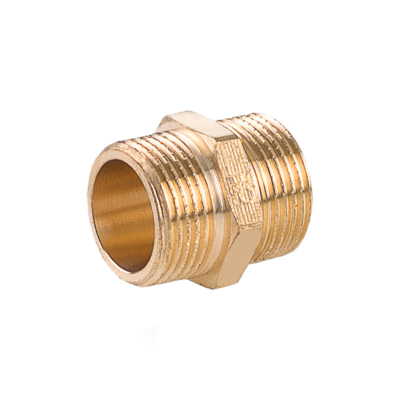 PERFEXIM Nypel Mosiężny Wzmocniony 6/4" PHA-304 07-004-0400-000 PERFEXIM Nypel Mosiężny Wzmocniony 6/4" PHA-304 07-004-0400-000