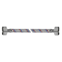 VERO STANDARD Przyłącze proste w oplocie stalowym 3/4"x3/4" GWxGW 60cm DN8 PS3460