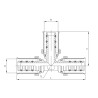 PERFEXIM Trójnik PRESS PLUS DN20 Równoprzelotowy 62-909-0200-000