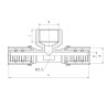 PERFEXIM Trójnik zaprasowywany 25 x 3/4" x 25 GW  73A 62-071-2520-000