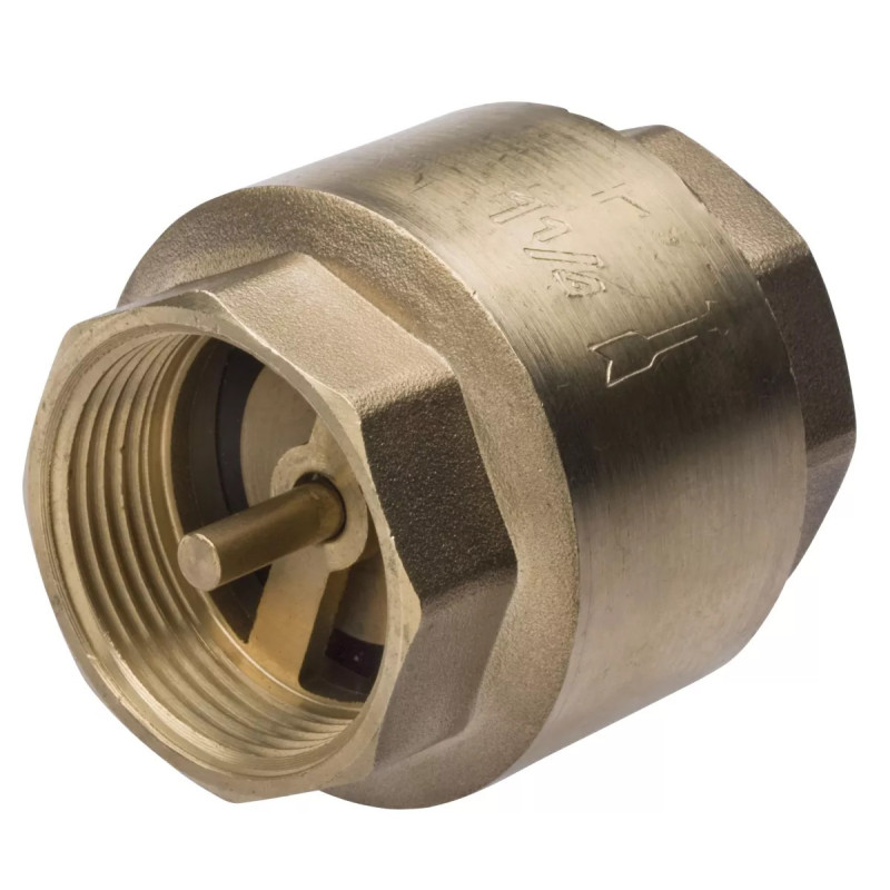 Ferro Zawór zwrotny z mosiężnym elementem zamykającym 1 1/4" ZZM4W Ferro Zawór zwrotny z mosiężnym elementem zamykającym 1 1/4" ZZM4W