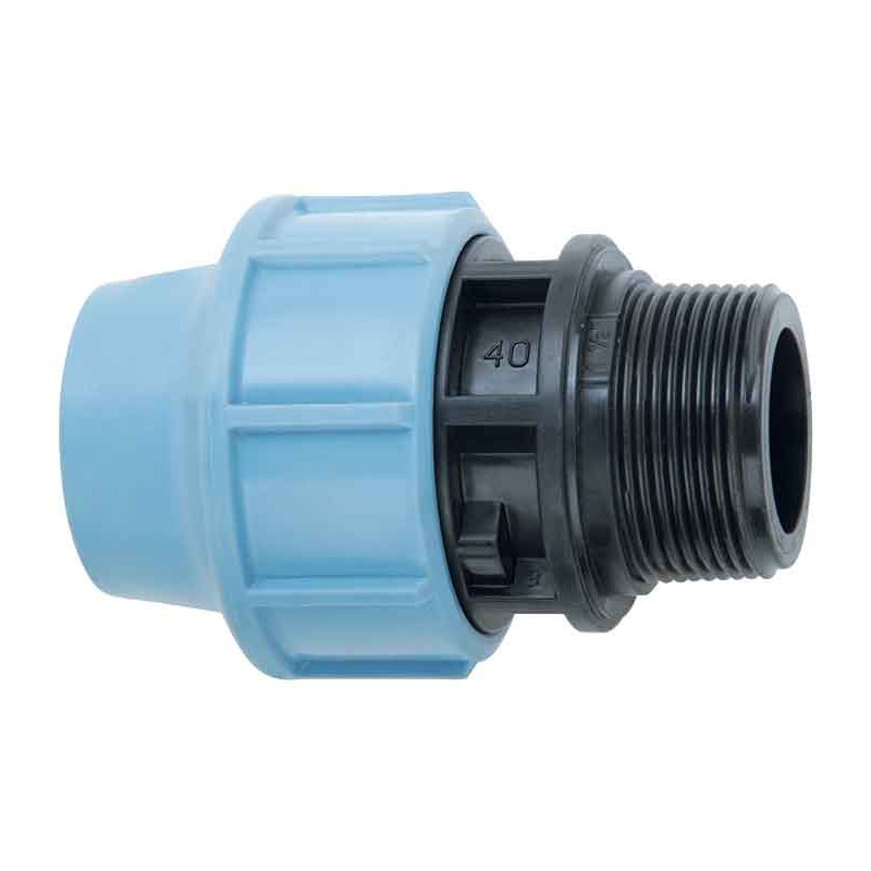 AGAflex Złączka PA skręcana zaciskowa PE-ST 40mm x GZ2” 41154006 AGAflex Złączka PA skręcana zaciskowa PE-ST 40mm x GZ2” 41154006