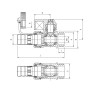PERFEXIM  KUREK KULOWY SPUSTOWY Z DŁAWIKIEM PHA-019S 1/2" 01-019-1000-002