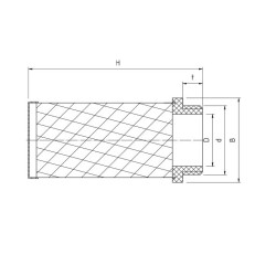 PERFEXIM KOSZ SSAWNY PHA-KS1 DO ZAWORU ZWROTNEGO PHA-020 1 1/2" 04-901-0400-000