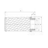 PERFEXIM KOSZ SSAWNY PHA-KS1 DO ZAWORU ZWROTNEGO PHA-020 1 1/2" 04-901-0400-000