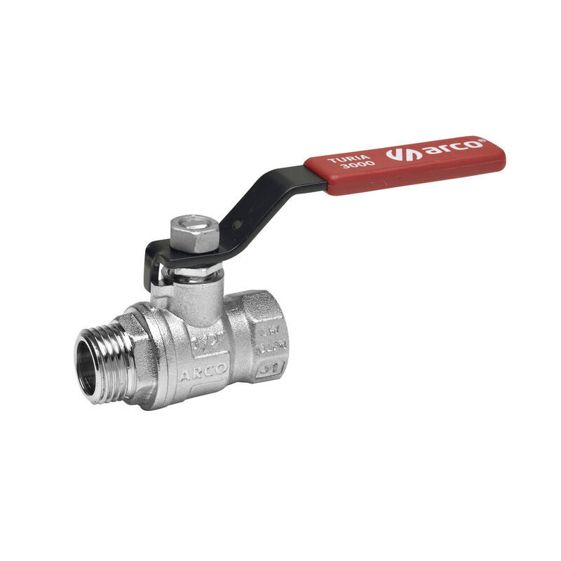 ARCO Zawór kulowy z dźwignią GZ GW 1/4" x 1/4" Turia 0112308 ARCO Zawór kulowy z dźwignią GZ GW 1/4" x 1/4" Turia 0112308