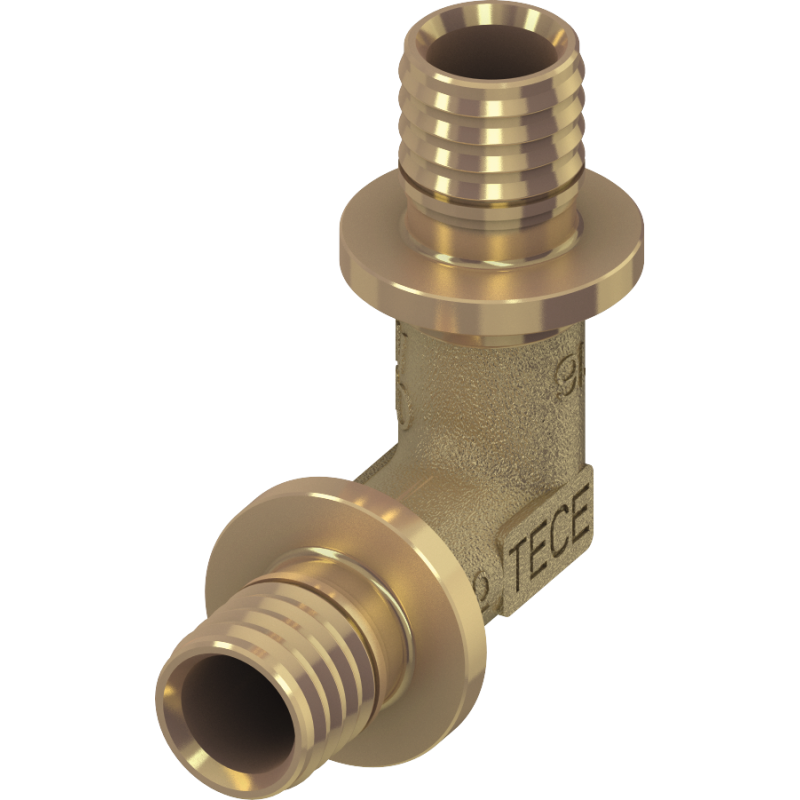 TECE TECEflex kolano 90° rozmiar 40 x 40 mosiądz standard 767040 TECE TECEflex kolano 90° rozmiar 40 x 40 mosiądz standard 767040
