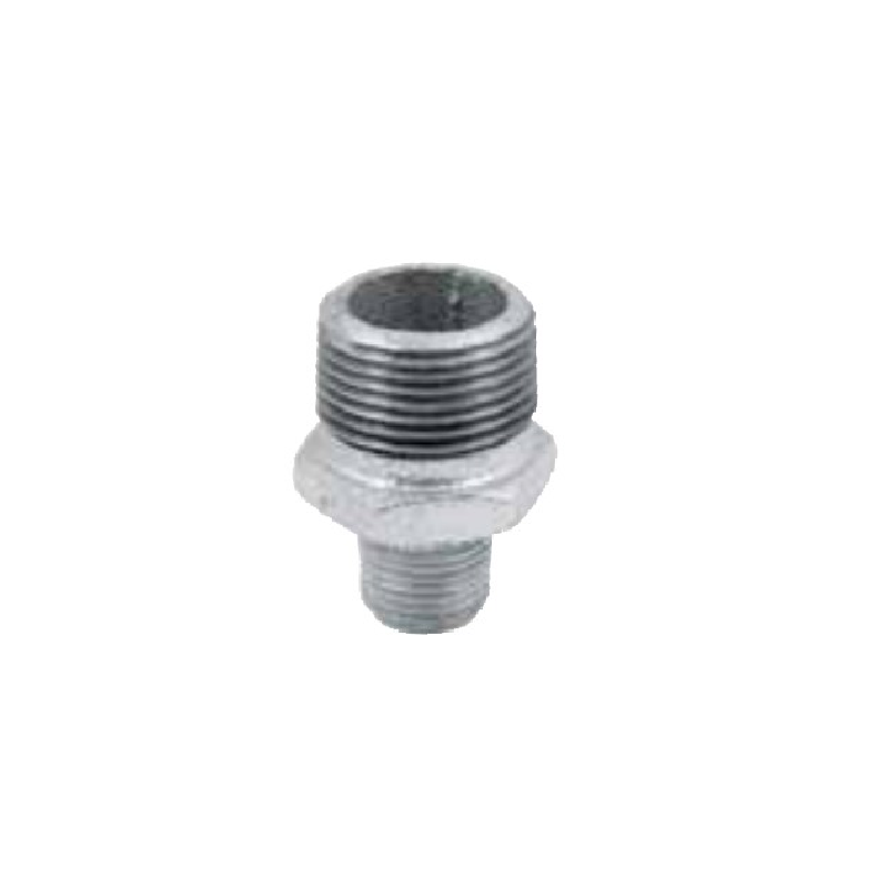 AGAFLEX Nypel żeliwny redukcyjny ocynkowany N8 3/4" x 1/2" GZxGZ 41040006 AGAFLEX Nypel żeliwny redukcyjny ocynkowany N8 3/4" x 1/2" GZxGZ 41040006