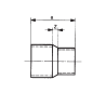 Conex Bänninger Redukcja mufowa miedziana 22x18mm do lutowania Cu 5240022018000