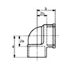 Conex Bänninger Kolano 90° Brąz do lutowania 22x1/2″ GW 4090G022004000