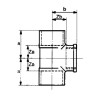 Conex Bänninger Trójnik 90° Brąz do lutowania 22x1/2"x22 GW 4130G022004022