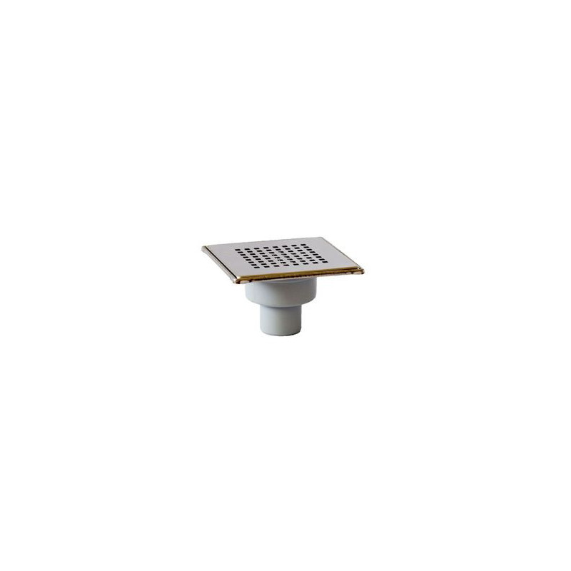 AKCES Kratka ściekowa prosta 150 x 150 DN 50 nierdzewna połysk 11303 AKCES Kratka ściekowa prosta 150 x 150 DN 50 nierdzewna połysk 11303
