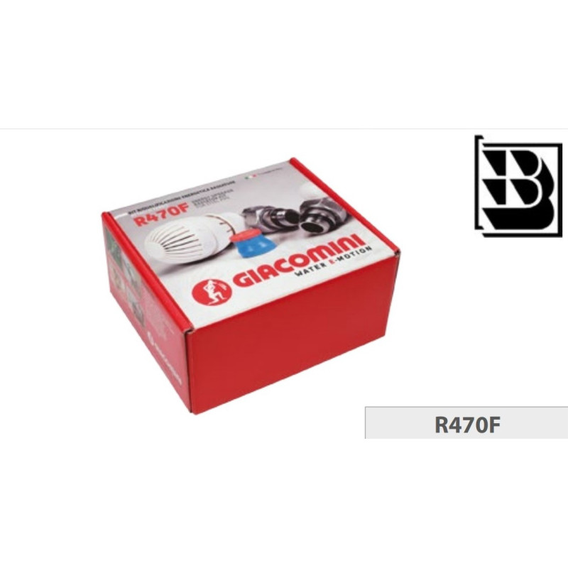 GIACOMINI Zestaw grzejnikowy kątowy z głowicą termostatyczną R470 1/2" kątowy R470FX203 GIACOMINI Zestaw grzejnikowy kątowy z głowicą termostatyczną R470 1/2" kątowy R470FX203