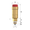FLAMCO Odpowietrznik automatyczny prosty Flexvent 3/8" 27750