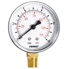 Ferro Manometr 1/4" radialny M6310R