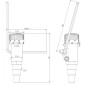 AFRISO Miarkownik ciągu FR1 zakres regulacji 30÷90°C G3/4" 42294