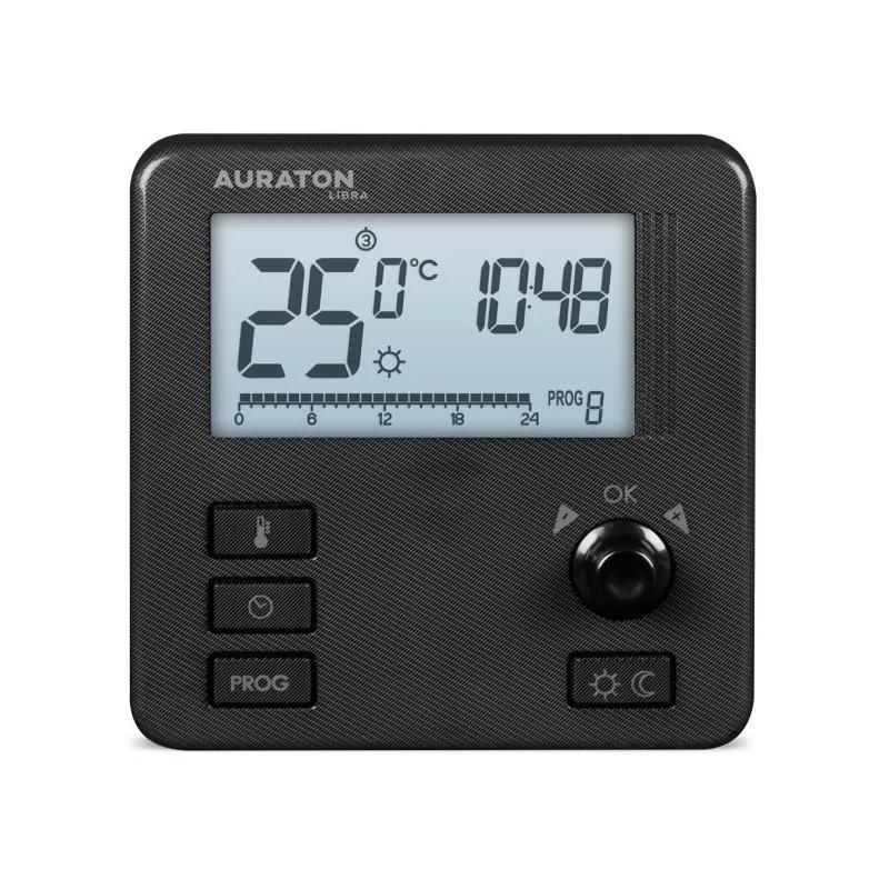 AURATON Regulator temperatury Libra Carbon Edition przewodowy AUR00LBR10000