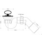 McAlpine Syfon brodzikowy 50mm z korkiem HC25-POL